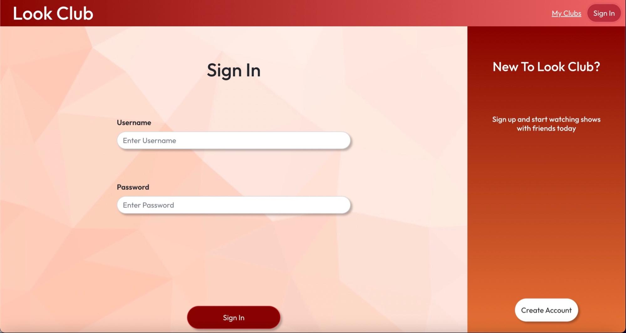 Image of Sign In Page