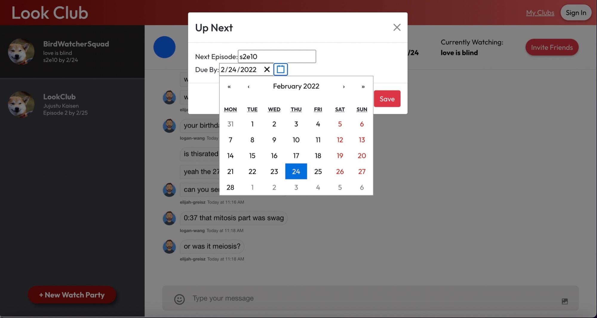 Image of General Chat Messaging Screen
