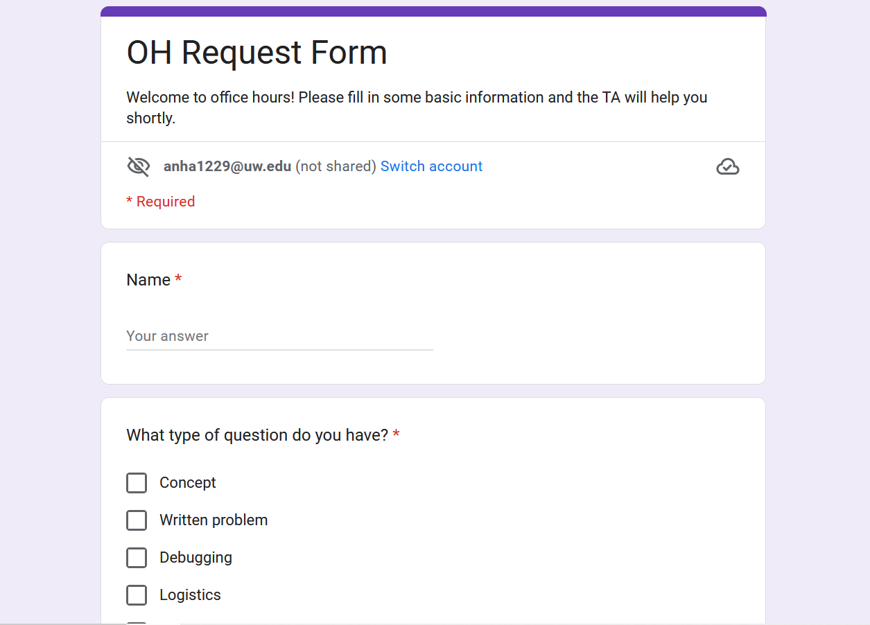 form prototype