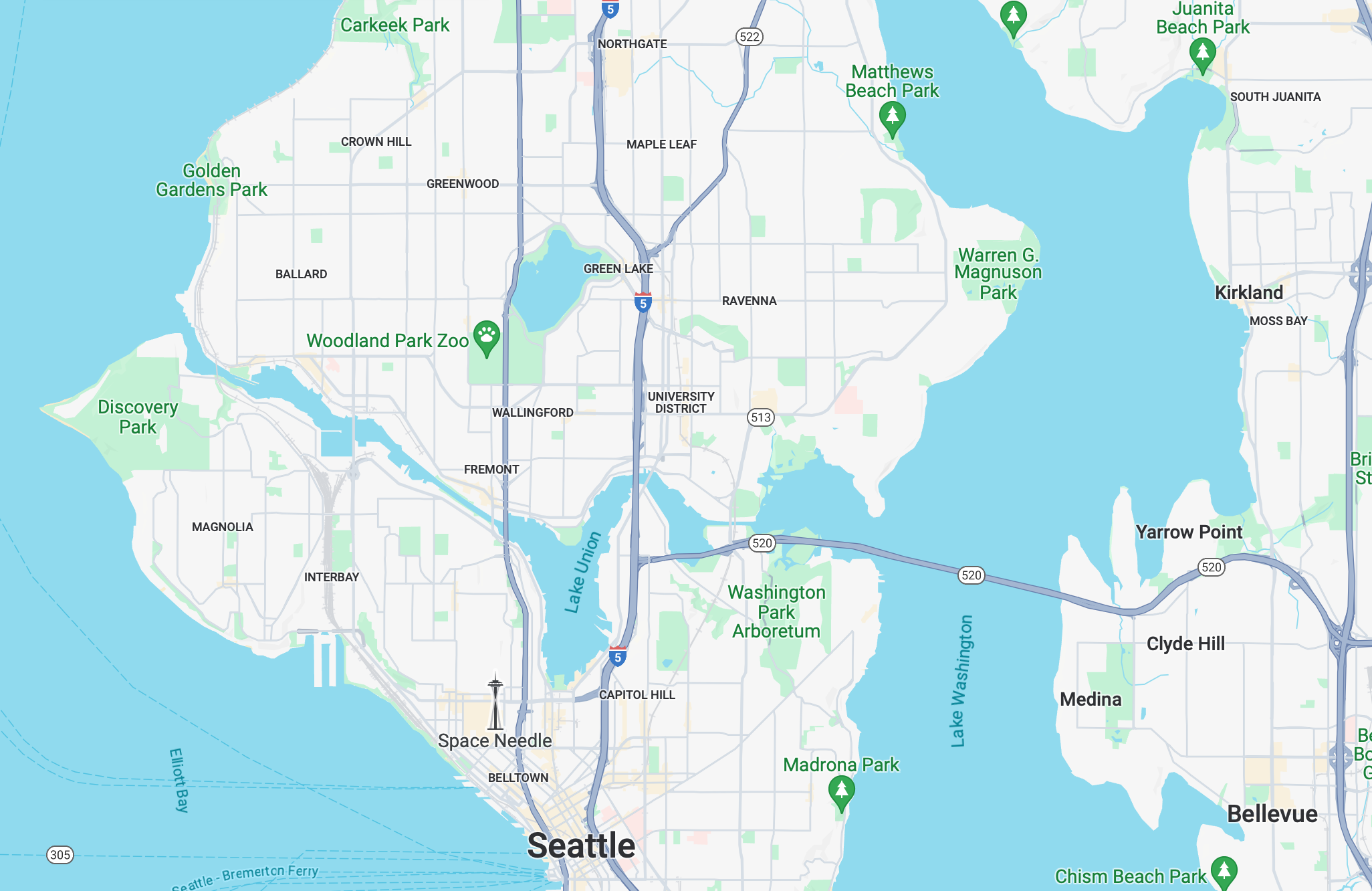 Seattle map
